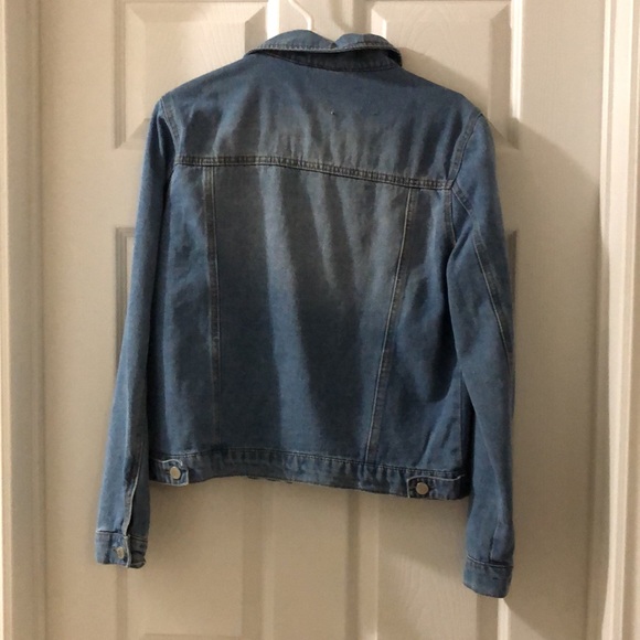 Ci Sono Distressed Denim Jacket - Picture 5 of 6